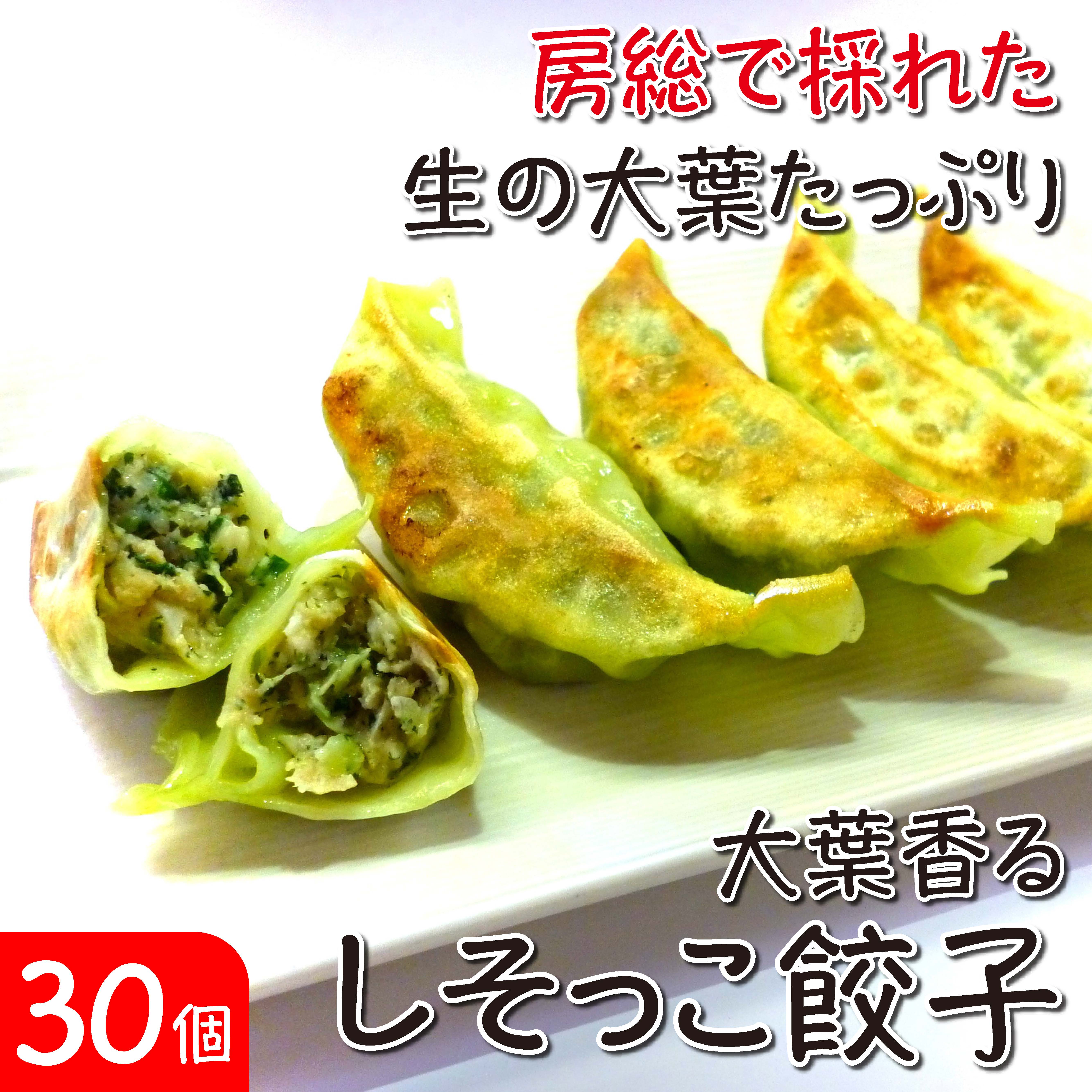 大葉香る しそっこ餃子 ３０個入り ぎょうざのたかはし